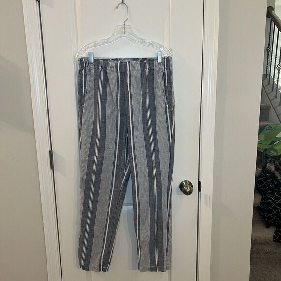 Sigrid Olsen Women’s Pants Large Linen Blend - Picture 3 of 6